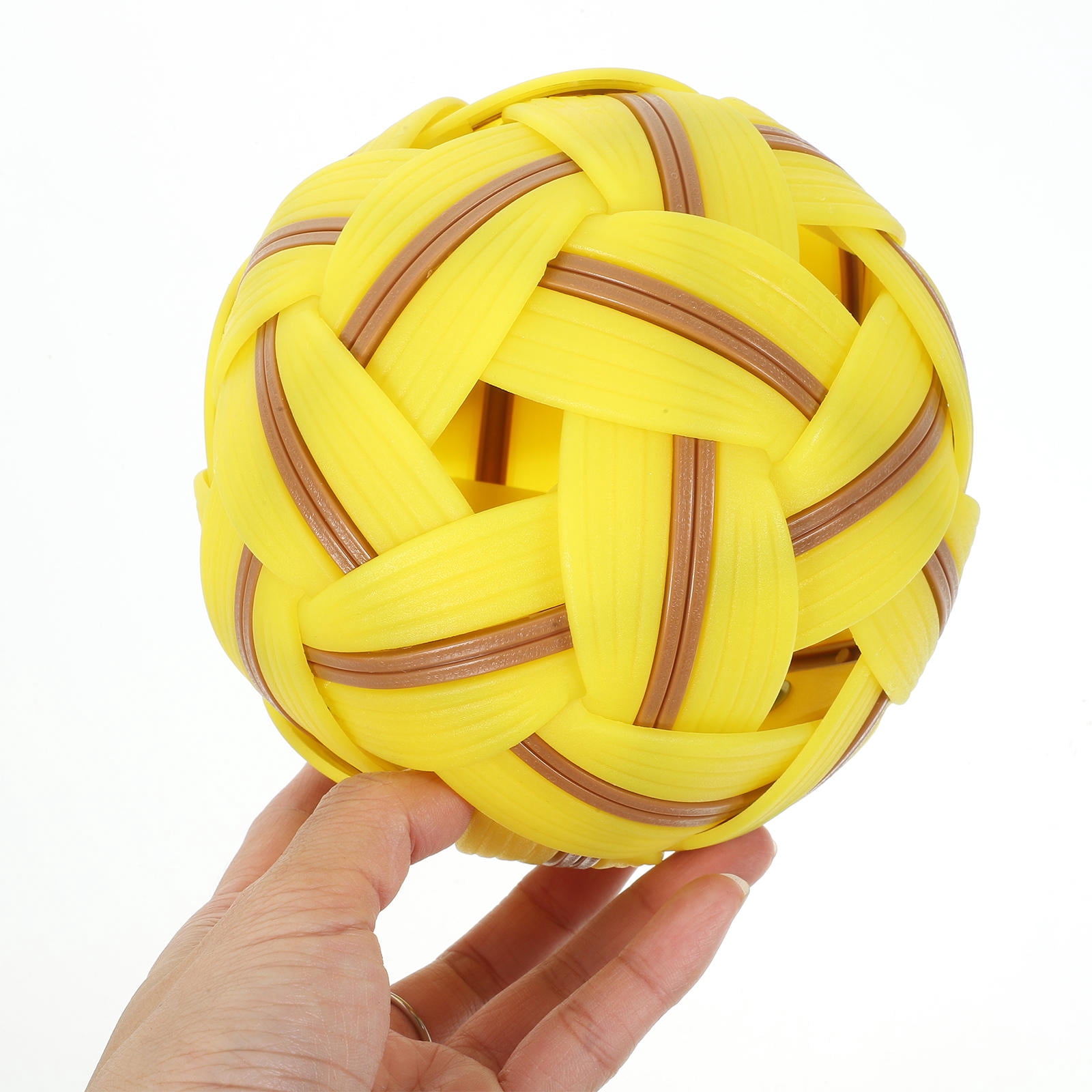 HONMEET Plastic Woven Football Outdoor Soccer 2pcs Stylish Design for Playtime and Sports Activities for Fan Gear