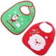 thumbnail image 5 of 2 uds., Toalla de saliva para bebés, babero para bebé, bufanda para comedor para niños, patrón de Navidad, babero para niños, 5 of 7
