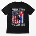 thumbnail image 3 of Patria y Vida Cuba Libre Graphic T-Shirt, Unisex Classic Fit Cotton Tee, 3 of 9