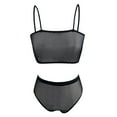thumbnail image 3 of Gibobby Ropa sexy de mujer para sexo Conjunto de sujetadores sexy súper push-up para mujer, lencería transparente, brasier de encaje y bragas a juego para mujer(Negro, XXG), 3 of 5