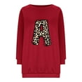 thumbnail image 3 of Sweat à Capuche Mode pour Femmes 2023 Manches Longues Col Rond Imprimé Chandail en Molleton Blouse 50 % de Réduction Costumes Halloween/noël, 3 of 3