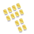 thumbnail image 3 of 12 PCS 2m LED String Lights 3V Luz amarilla cálida 0.03W Impermeable Flexible para fiestas Dormitorios Restaurantes Bodas, 3 of 5