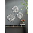 thumbnail image 5 of Leaf Patterned Wall Decor - 15.5" x 2" x 16" - Small - White, 5 of 8
