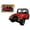 Red, variant on 1992 Jeep Wrangler Metallic Blue 1/24 Diecast Mode