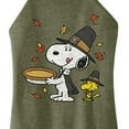 thumbnail image 3 of Peanuts - Thanksgiving Scene - Juniors High Neck Tank Top, 3 of 6