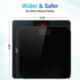 thumbnail image 3 of GE Digital Body Weight Scale Smart Scale - Tracks Weight & BMI, 496 lb Capacity, Black, 3 of 6