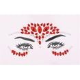 thumbnail image 1 of Rhinestone face Sticker, Carnival Drill Sticker, Masquerade face Decoration, 1 of 1