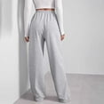 thumbnail image 5 of Outfmvch Wide Leg Pants Woman Sweatpants Women Baleaf Pants Women Track Pants Women Travel Pants Women Palazzo Pants for Women Gray 1 2xl, 5 of 7