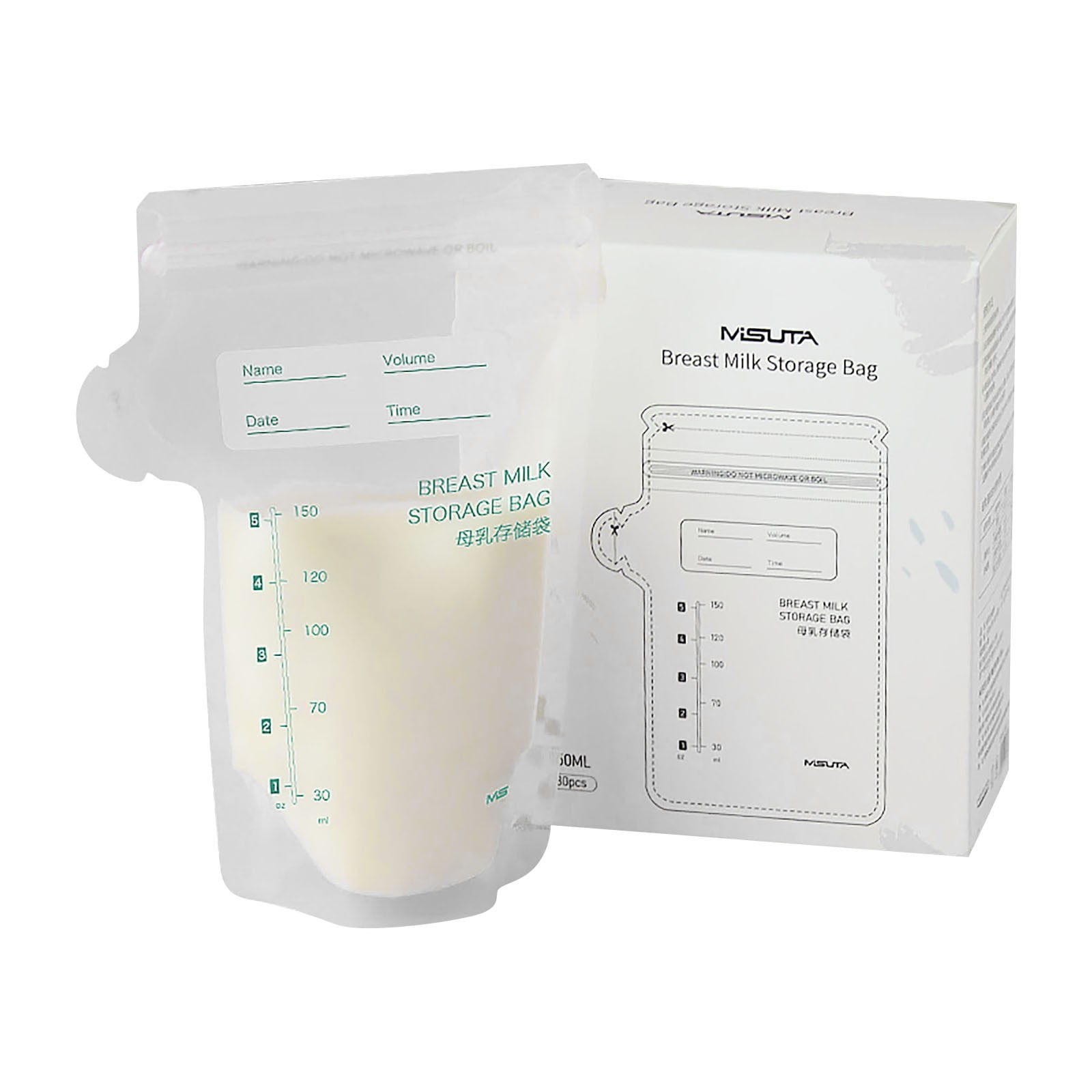 MK-FD-BMSBB7OZ: My Kingdom - Double ZipLock Breastmilk Storage Bag