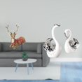 thumbnail image 2 of Estatua De Cisne Reno, Escultura De Alce, Adorno De Mesa, Figura De Ciervo Para Sala De Estar, Oficina, Dormitorio, Decoración, Artesanía De Granja, Centro De Mesa Para Amantes, Estantería,, 2 of 8