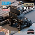 thumbnail image 2 of KF32 1:64 RC Mini coche de vídeo de aleación de escalada con luz LED y cámara HD Radio Control remoto vehículo de juguete para niños el mejor regalo, 2 of 5
