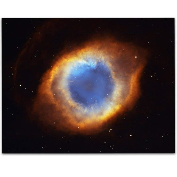 Astronomy Poster - The Eye of God Nebula  Art Print - Vintage Poster and Decor for Dark Academia, Space Astronomers and Space Exploration Enthusiasts