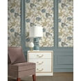 thumbnail image 5 of Seabrook Designs  Lana Jacobean Prepasted Wallpaper 20.5 in W x 33 ft. L - Parchment, 5 of 11