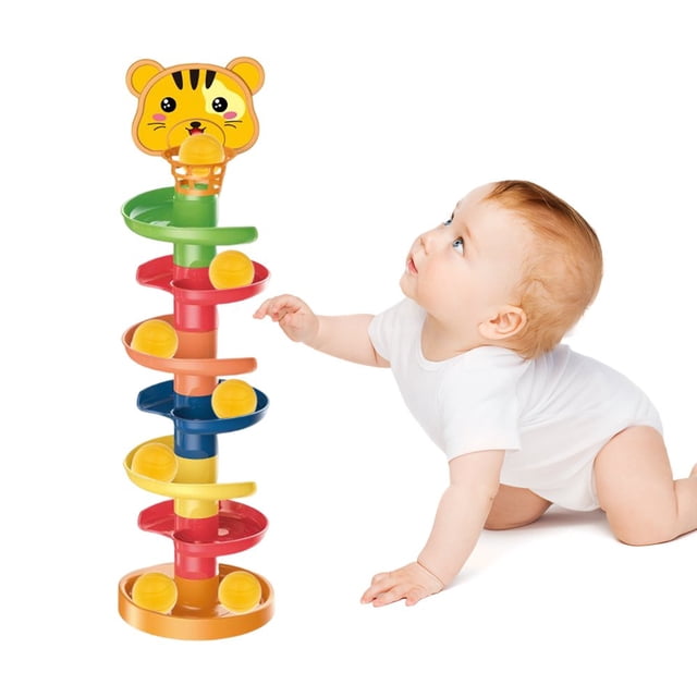 AMERTEER Ball Drop | Toddler Toy | Learning & Developmental Ball Tower | Activity & Educational Toy Preschool Toys & Games