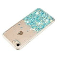 thumbnail image 3 of Luminous Case for iPhone 7 / iPhone 8 / iPhone SE 2022 & 2020, Glow in the Dark Fluorescent Glitter Case for Women Girls, Bling Sparkle Lightweight Slim Shockproof Protective Phone Cover, Blue, 3 of 6