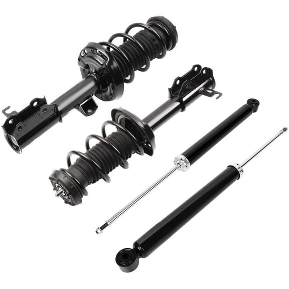 ECCPP Complete Struts Front and Rear Pair Strut Spring Assembly Shock Absorber for 2011-2012 for Chevrolet Cruze Set of 4