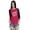 Dark Pink & Black, variant on Inkmeso Raglan Tshirt Sarcasm Dear Karma I Have A List Of People You Have Missed. Graphic Top For Women