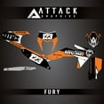 thumbnail image 2 of Attack Graphics Custom Fury Complete Bike Graphics Kit for KTM 300 XC-W (Fuel Injected) 2025, 2 of 2