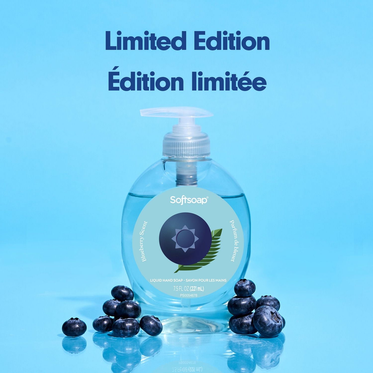 Softsoap Limited Edition Blueberry Liquid Hand Soap, 221ml Pump Bottle