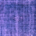thumbnail image 1 of Ahgly Company Indoor Square Oriental Purple Industrial Area Rugs, 7' Square, 1 of 4
