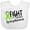AA-White, variant on Inktastic Fight Lymphoma Lime Ribbon Boys or Girls Baby Bib