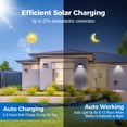 thumbnail image 4 of Luces solares para exteriores Peasur, paquete de 12, 140 LED, impermeables, 4 of 8
