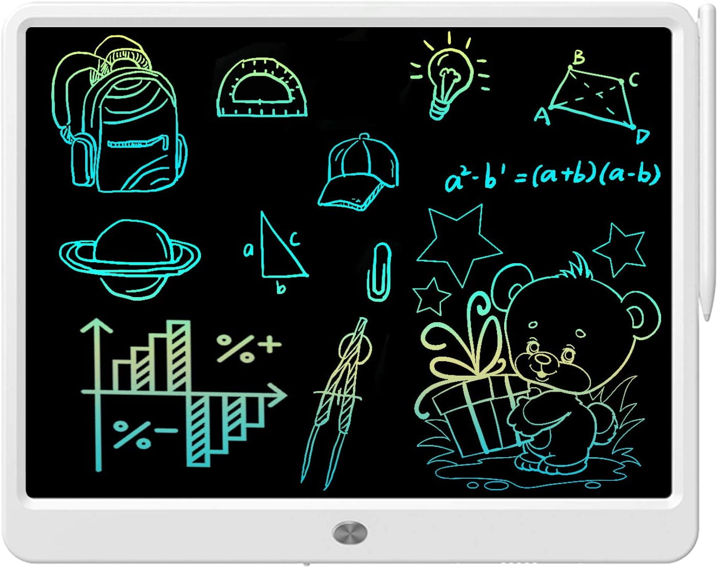 Tuuertge LCD Writing Tablet Colorful 10 Inches LCD Writing Tablet Electronic Doodle Pads Drawing Board Portable LCD Writing Tablet Drawing Board Color : Pink, Size : 10 inches Tuuertge LCD Writing Tablet Colorful 10 Inches LCD Writing Tablet Electronic Doodle Pads Drawing Board Portable LCD Writing Tablet Drawing Board Color : Pink, Size : 10 inches