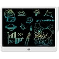 thumbnail image 1 of JHIJHOO Tablette d'Écriture LCD Colorée de 15 Pouces, Bloc de Dessin, Jouet Éducatif, 1 of 7