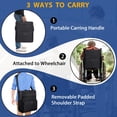 thumbnail image 3 of Bolsa para silla de ruedas Ytonet Wheelchair Storage 16L impermeable negra, 3 of 9