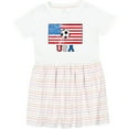 thumbnail image 3 of Inktastic USA Soccer Girls Toddler Dress, 3 of 5