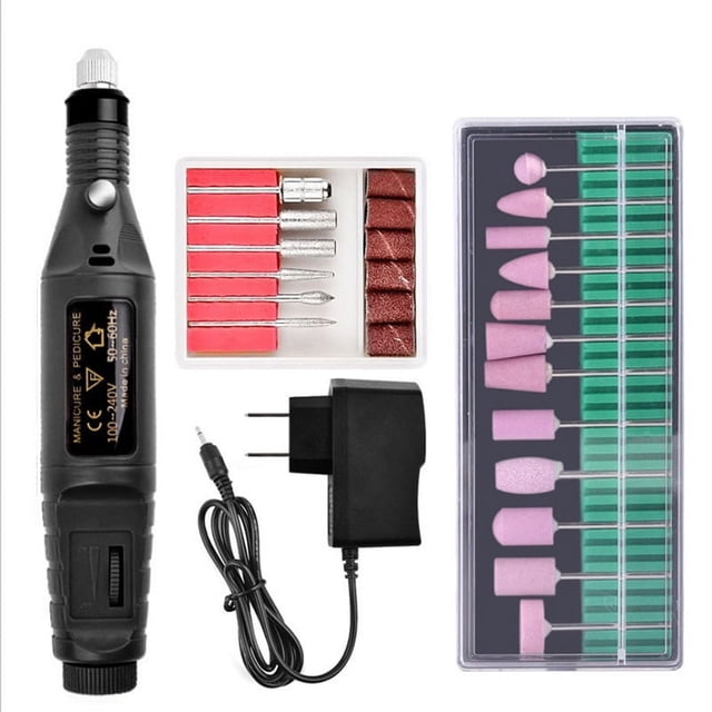 Máquina pulidora de uñas, pulidora de uñas, 12 cabezales, removedora de uñas, máquina para manicura y pelado de uñas, herramienta adecuada