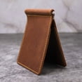 thumbnail image 5 of vlrwzc Mens Slim Wallet with Money Clip Leather Card Holder Minimalist Billfold Wallet Bill Holder Gift for Mens, 5 of 7
