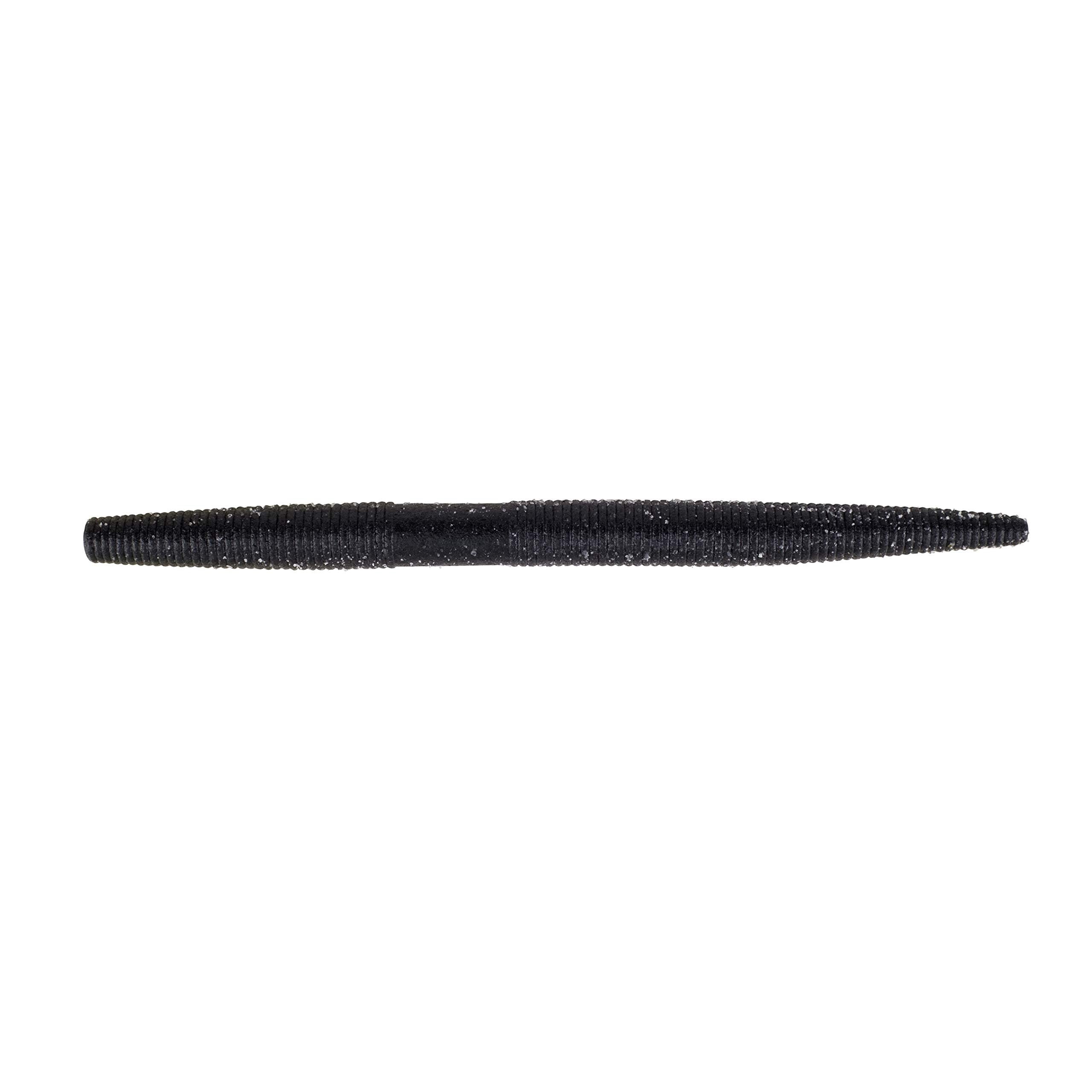 (2 pack) Berkley PowerBait® MaxScent The General Fishing Bait, Black, 5in | 13cm, Soft Stick Bait with Irresistible Scent & Flavor, Classic Stick Bait Action, Deadly Bass Fishing Bait