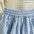 thumbnail image 6 of Mifsaly Toddler Girls 2 Piece Outfits Bow Tie Sleeveless Tank Top and Plaid Skirts Kids Cute Summer Casual Clothes for Holiday and School, 6 of 8
