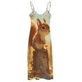 thumbnail image 5 of Funny Squirrel Sleeveless Dress Women's Luxury Party Dress Birthday Dresses for Women, 5 of 7