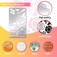 thumbnail image 3 of 1pc Bee Honey Butterfly Stainless Steel Stencil Honey Pot House Metal Journal Template, 3 of 9