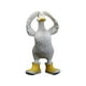 thumbnail image 1 of Estatua de pato, escultura animal de resina, linda y novedosa figura decorativa de animal para el hogar. De pie, 1 of 9