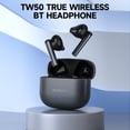 thumbnail image 2 of Auriculares inalámbricos Lenovo thinkplus TW50 Auriculares inalámbricos Semi-in-ear Music Earbuds BT5.3 HiFi Calidad de sonido Reducción de ruido ambiental Gris Lenovo Auriculares inalámbricos, 2 of 6