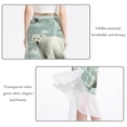 thumbnail image 2 of Polar Bear Stylish Chiffon Beach Skirt for Women - for a Day at the Beach, 2 of 6