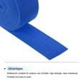 thumbnail image 3 of Correa de cinta de polipropileno ligera Uxcell de 3.8 cm y 5 yardas para mochila, banda de sujeción azul para correas de carga, 3 of 5