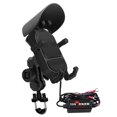 thumbnail image 1 of Soporte de teléfono para motocicleta, carga inalámbrica rápido de 15W, absorción de impacto, ajuste ajustable para NINJA 250 300 400 650 Jadeshay  A, 1 of 9