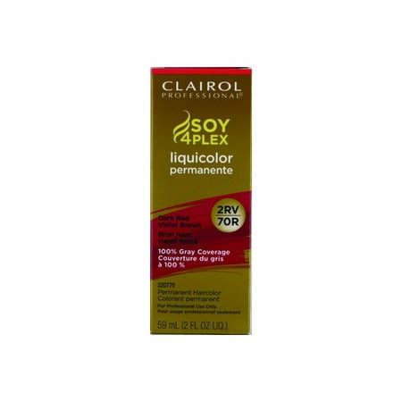 Clairol Liquid Perm Dark Red Violet Brown (Best Home Perm For Gray Hair)