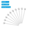 thumbnail image 4 of Uxcell 100 Pcs Silver Plated Ball Head Pins 0.63 inch Wire Head Pins 24 Gauge Brass Head Pins for DIY Craft Jewelry Making, 4 of 7