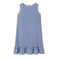 thumbnail image 3 of Vestido de mujer Vestido sin mangas con lunares Vestido sin mangas con volantes sueltos, Azul claro, S AweSitey AP002113-31, 3 of 7