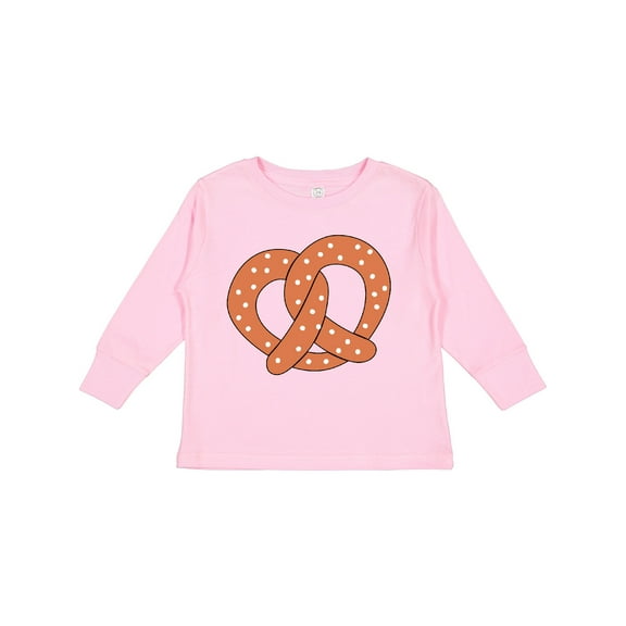 Inktastic Pretzel Boys or Girls Long Sleeve Toddler T-Shirt