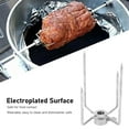 thumbnail image 3 of 4,Claw Rotisserie Fork, Stainless Steel Meat Holder For 0.4" Spit Rod, BBQ Grill Accessory, 3 of 6