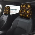 thumbnail image 4 of Headrest Covers for Cars Accessories Interior for Women Men 2Pcs - Fall Daisy Leaf Head Rest Cover for Car Decorations, Car Headrest Cover for Car Decor Interior, 4 of 8