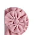 thumbnail image 5 of Seyurigaoka Baby Windproof Bowknot Hat, Newborn Infant Girls Solid Color Lovely Wrapped Head Hat, Simple Style Hat Cap, 5 of 8