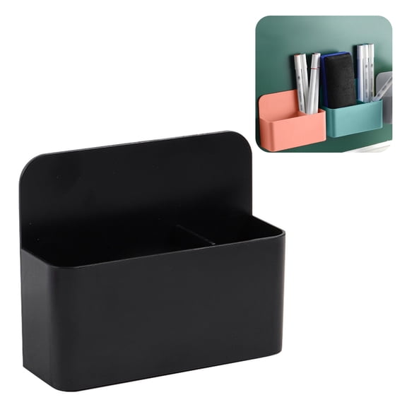 Bisitoy Magnetic Marker Holder for Whiteboard, Dry Erase Marker Organizer with Removable Divider, Magnetic Pen Holder for Classroom Office Locker Fridge File Cabinet