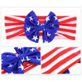 thumbnail image 4 of Seductiva Fashion Wide Headband 1PC Headband Independence Day Bowknot Headdress Ropes Decorations Headdress Decoration Hair Ties for Girls Lady Headscarf 1PC, 4 of 4